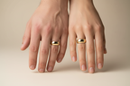 6mm L&A Classic Dome Wedding Band 14k gold