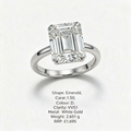 Emerald Cut Lab-Grown Diamond Solitaire Ring in 14K Gold (D/VS1, IGI Certified)