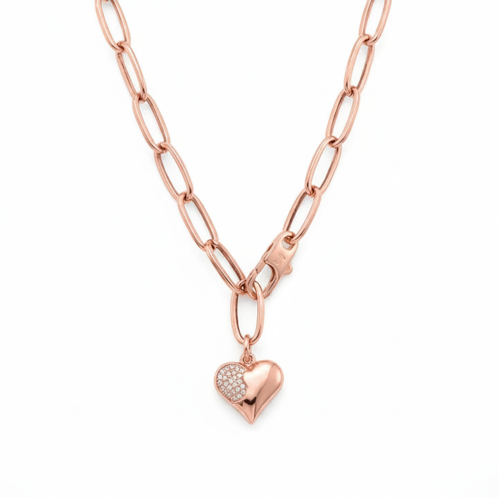 L&A Amour Link 14k Necklaces