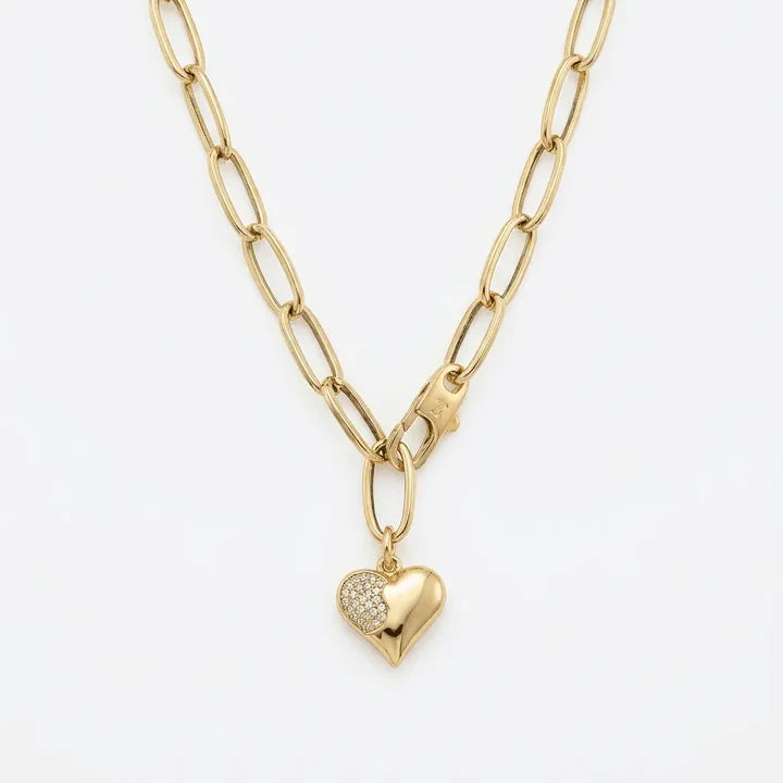 L&A Amour Link 14k Necklaces