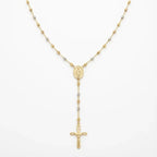 L&A Trinity Rosary Gold Necklace – 14ct Gold