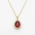 L&A Scarlet Mirage 14k Necklaces