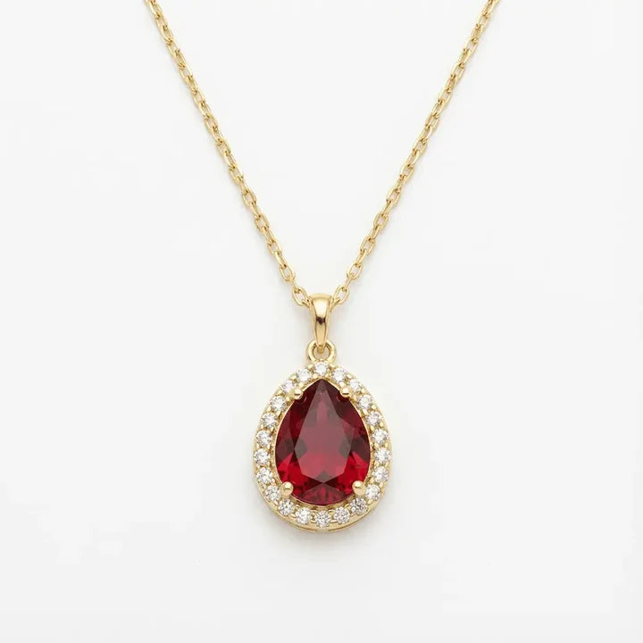 L&A Scarlet Mirage 14k Necklaces