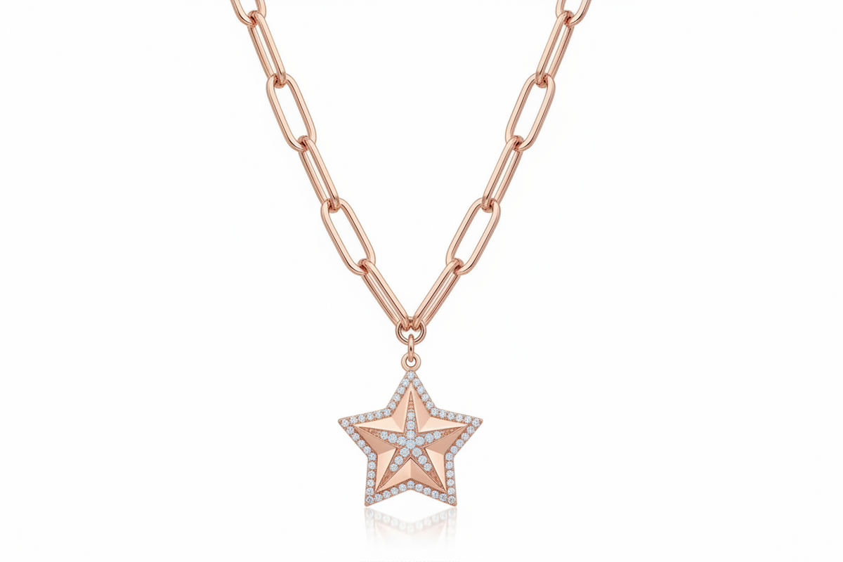 L&A Stellar Link 14k Necklaces
