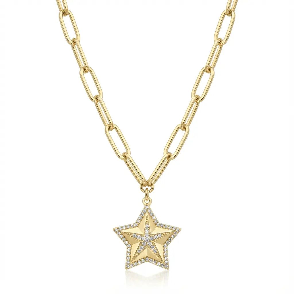 L&A Stellar Link 14k Necklaces
