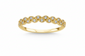 14k  Engagement Ring Natural Diamonds - L&A Ripple of Light Diamond Ring