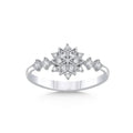L&A Frost Aura Natural Diamond Ring 14k Gold