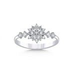 L&A Frost Aura Natural Diamond Ring 14k Gold