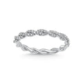L&A Twisted Mirage Natural Diamond Ring 14k Gold