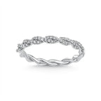 L&A Twisted Mirage Natural Diamond Ring 14k Gold