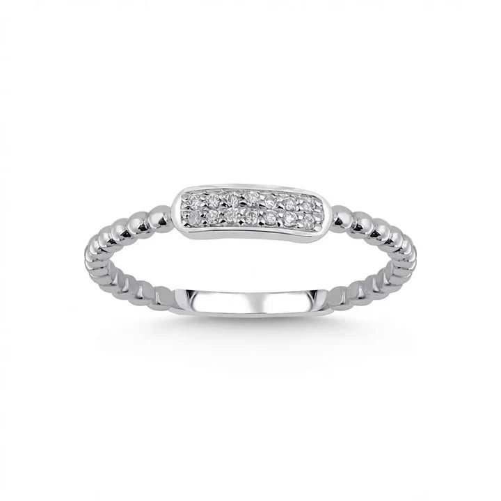 L&A Petite Silhouette Natural Diamond Ring 14k Gold