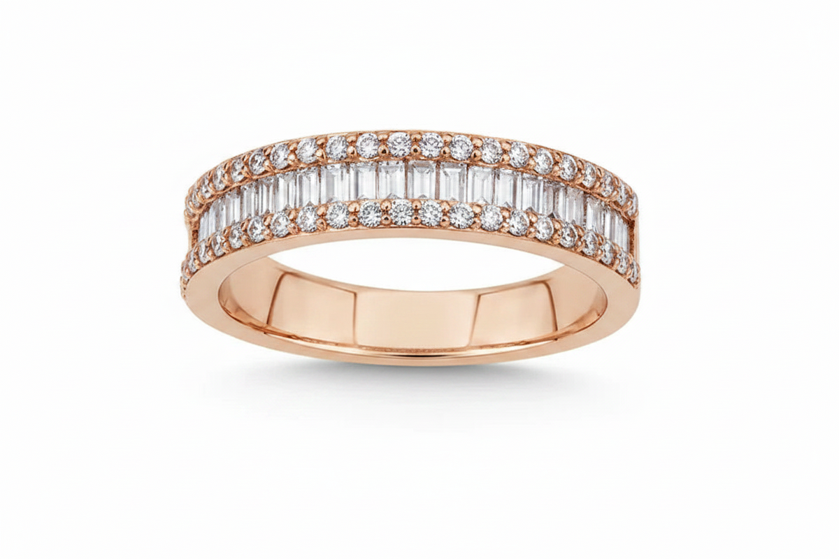 14k  Engagement Ring Natural Diamonds -L&A Symphony of Light