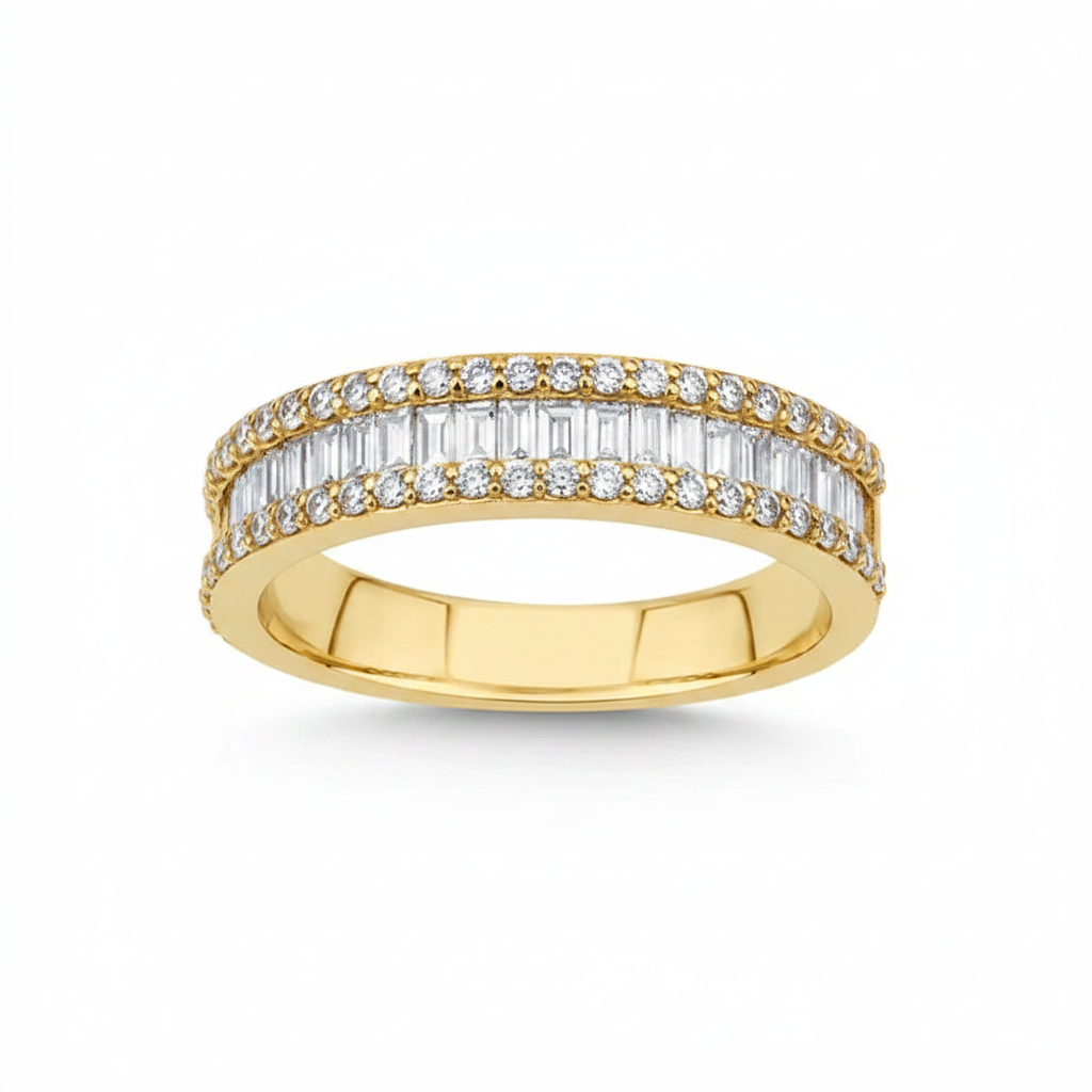 14k  Engagement Ring Natural Diamonds -L&A Symphony of Light