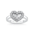 White/Yellow/Rose Gold 14k  Engagement Ring Natural Diamonds -L&A Amour Mirage Diamond Ring