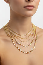 14k Miami Cuban Link Gold Chain Necklace (1.85mm - 5.35mm)