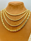 14K Gold L&A Byzantine Chain